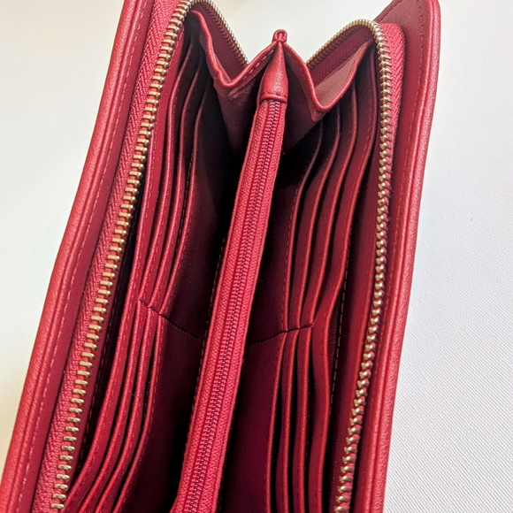 Red Crossbody Wallet - Picture 9 of 13